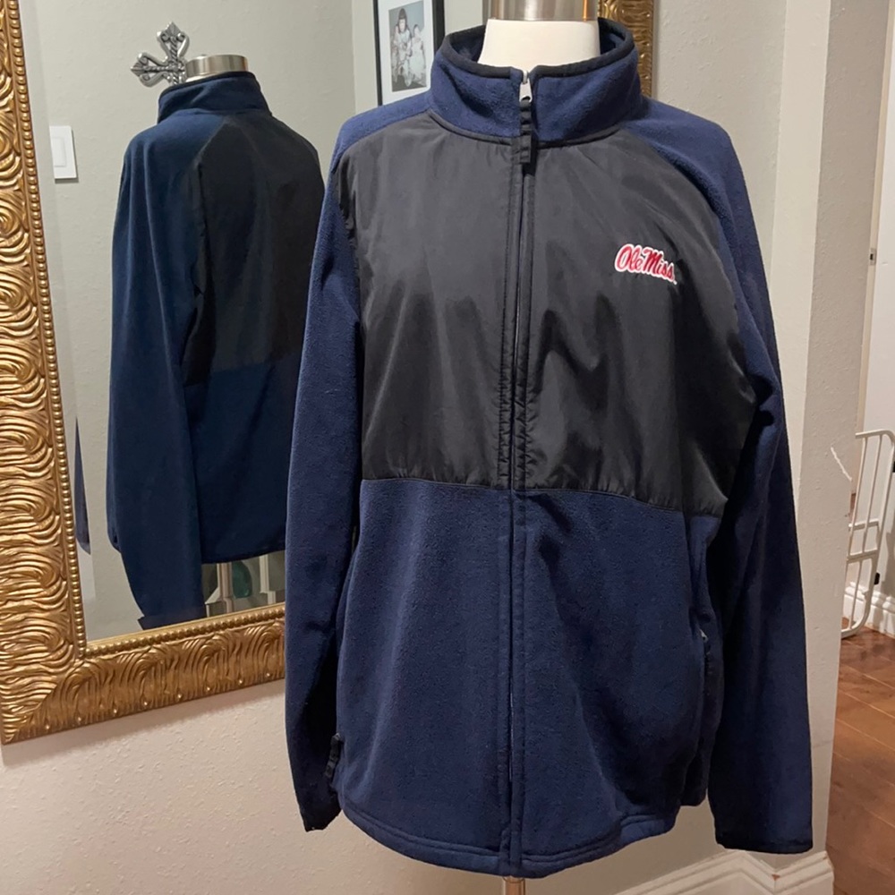 Gear For Sports Navy and Black Ole Miss Jacket